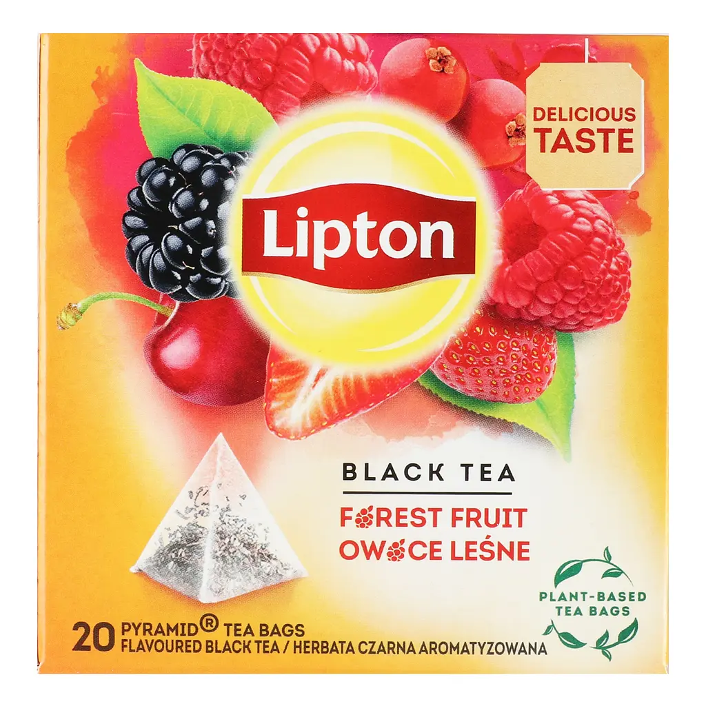 Чай чорний Lipton Forest Fruit, з ароматом лісових ягід, 34 г (25 шт. х 1.7 г) (594013) - фото 2
