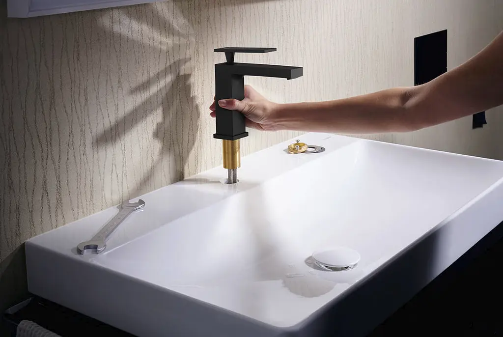 Змішувач для умивальника Hansgrohe Tecturis E CoolStart EcoSmart+ без донного клапанаа matt black 73012670 - фото 4