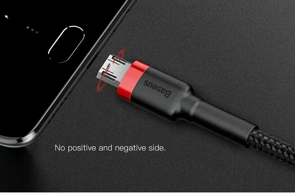 Кабель Baseus Cafule Micro USB 2m (CAMKLF-C91) Red/Black [69672] - фото 9