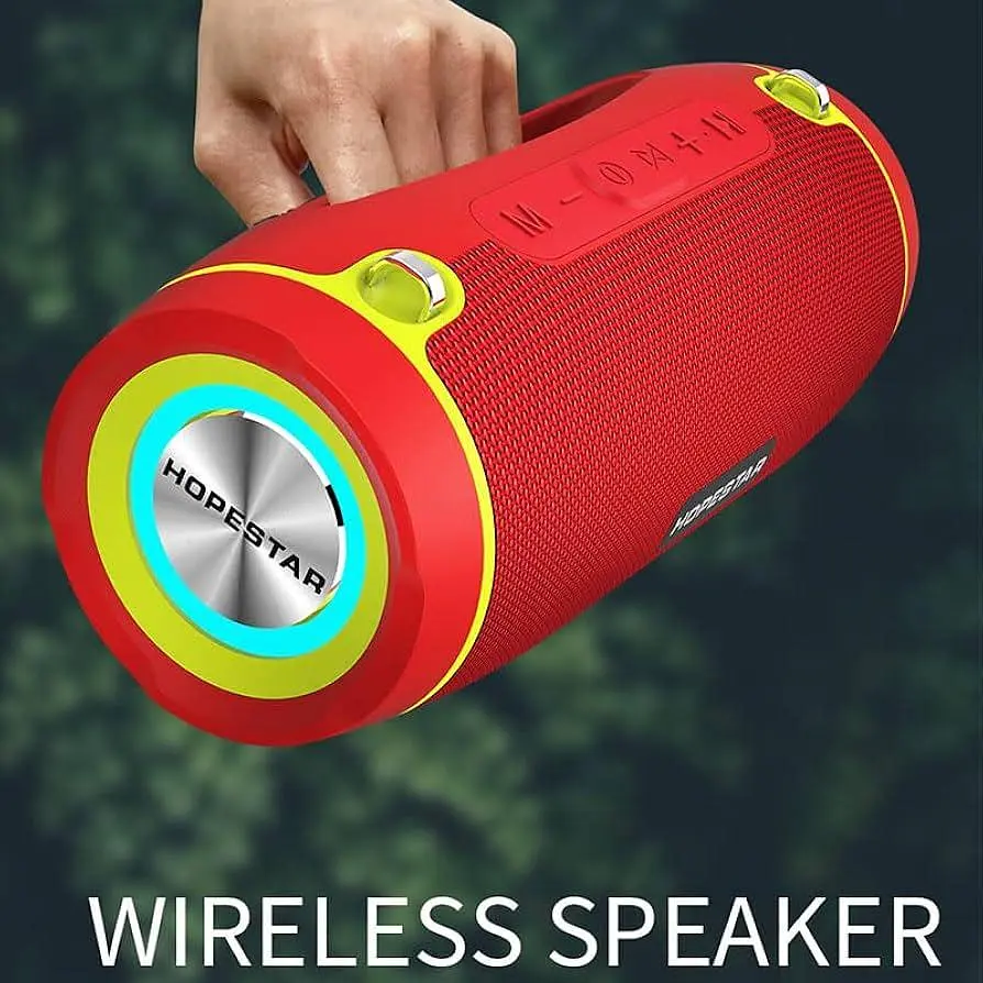 Колонка бездротова — акустика Hopestar H45 Party червона 2*5W - фото 2