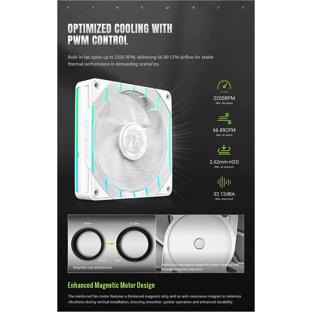 СВО GameMax HAILSTORM 360 WH (HAILSTORM 360 WH) - фото 12