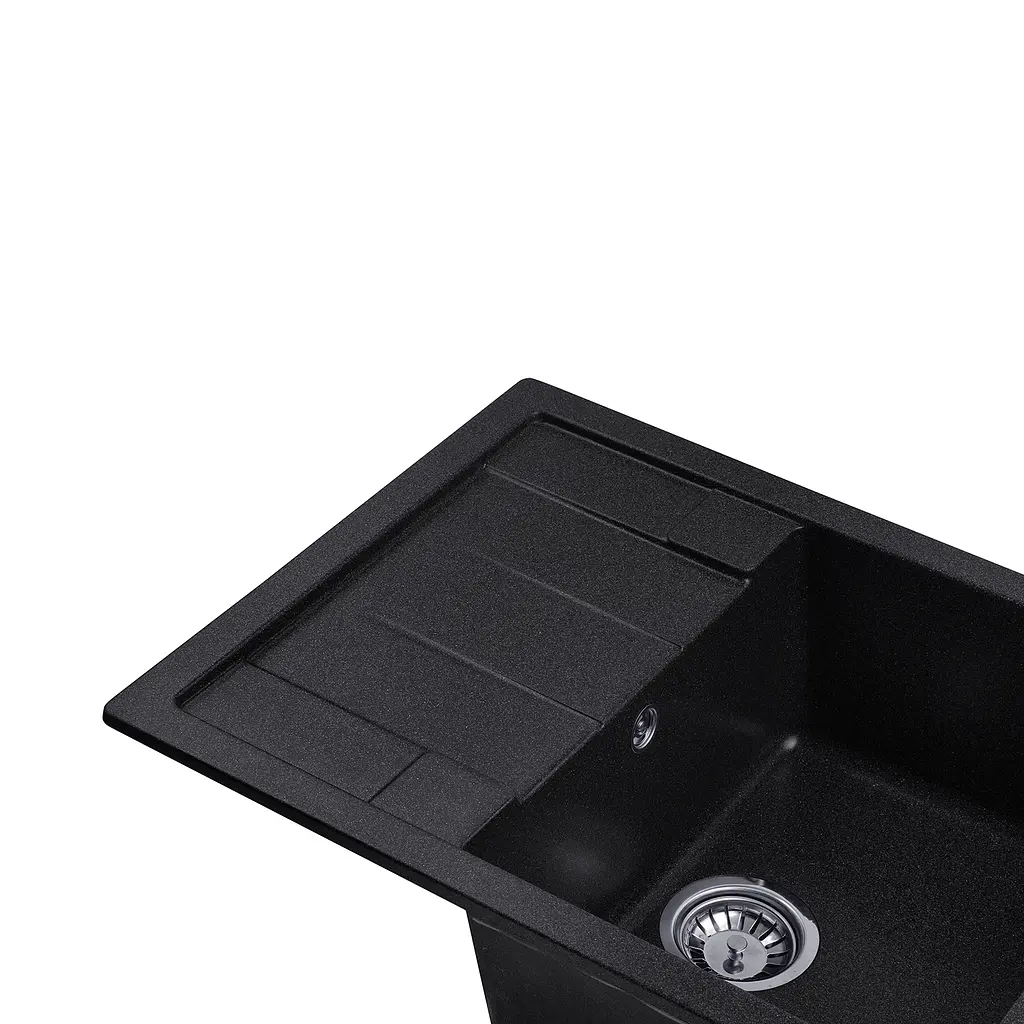 Кухонна мийка Kroner KRP Komposit GRB - 6550 (CV027412) - фото 3