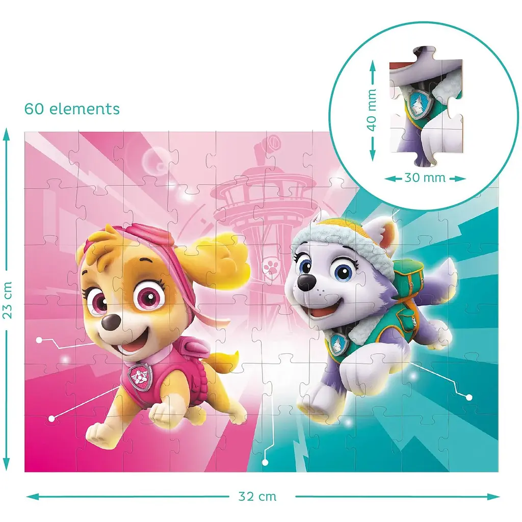 Пазл DoDo Paw Patrol, з фігуркою, 60 елементів, (200166) - фото 3