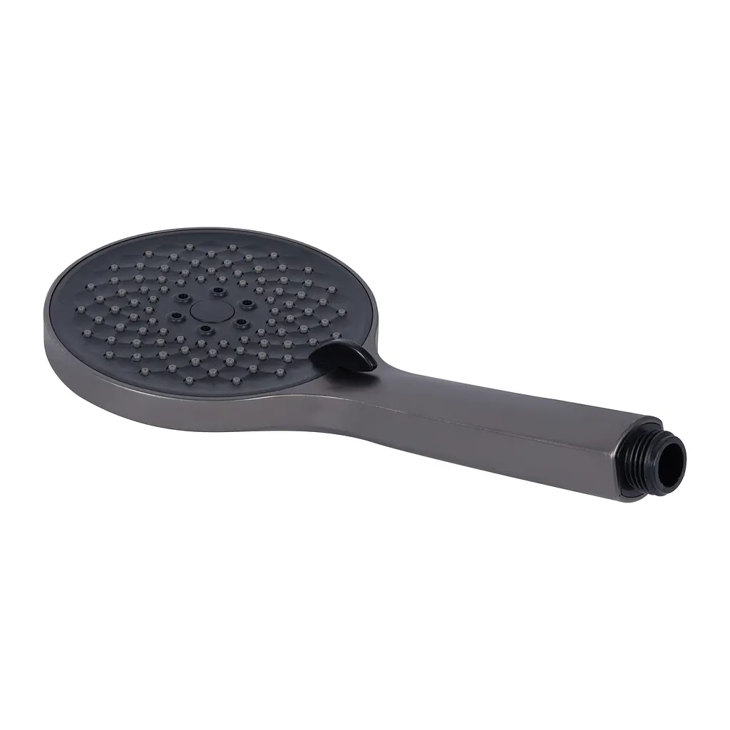 Змішувач для ванни Qtap Vlasta New (з душовим гарнітуром) QTVLA259GMB45643 Gunmetal Black PVD - фото 5