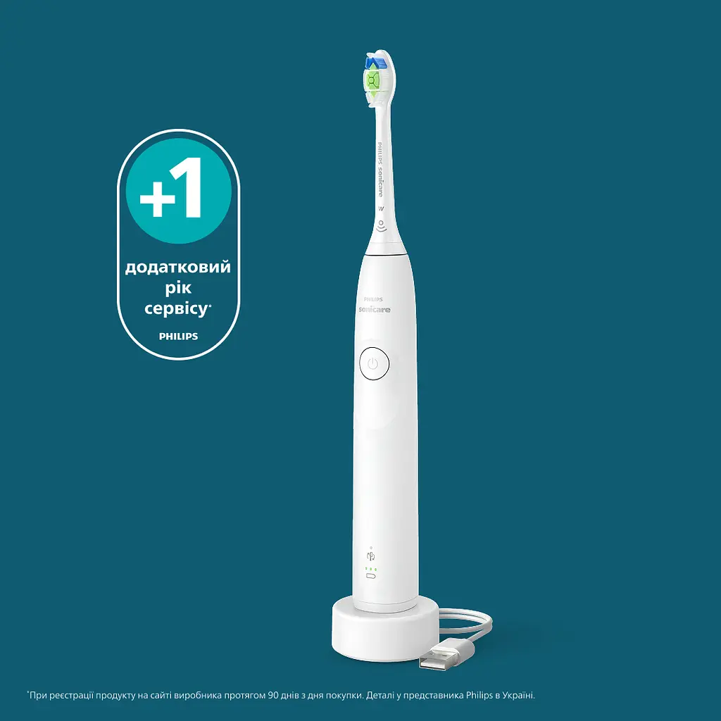 Електрична зубна щітка Philips Sonicare HX7108/01 серії 5300 біла - фото 14