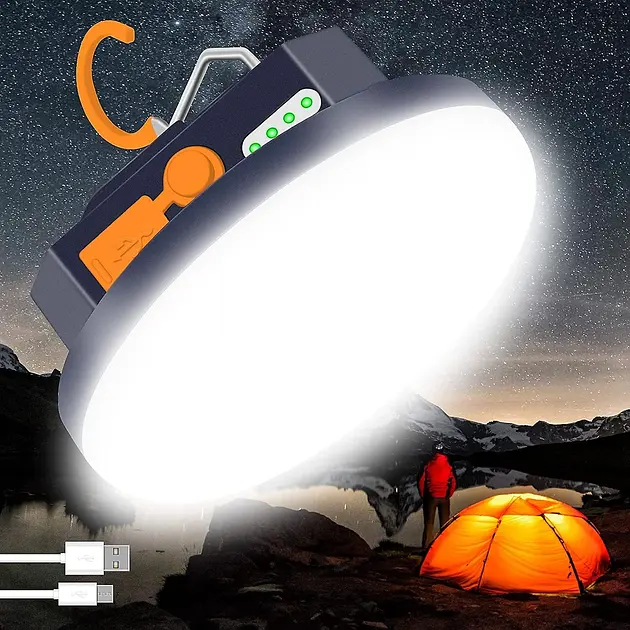 Лампа павер-банк 9900 mAh LED 30W Tent Light (MOS-14) - фото 6
