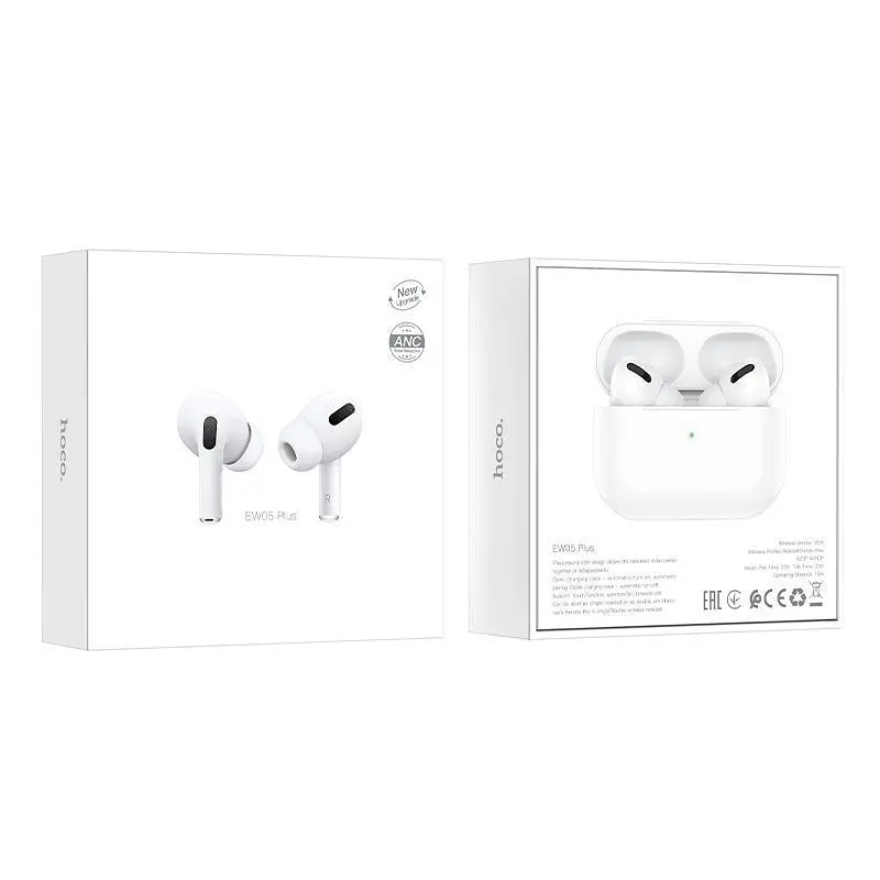 Навушники Bluetooth HOCO EW05 Plus, TWS Bluetooth 5.1 White - фото 2