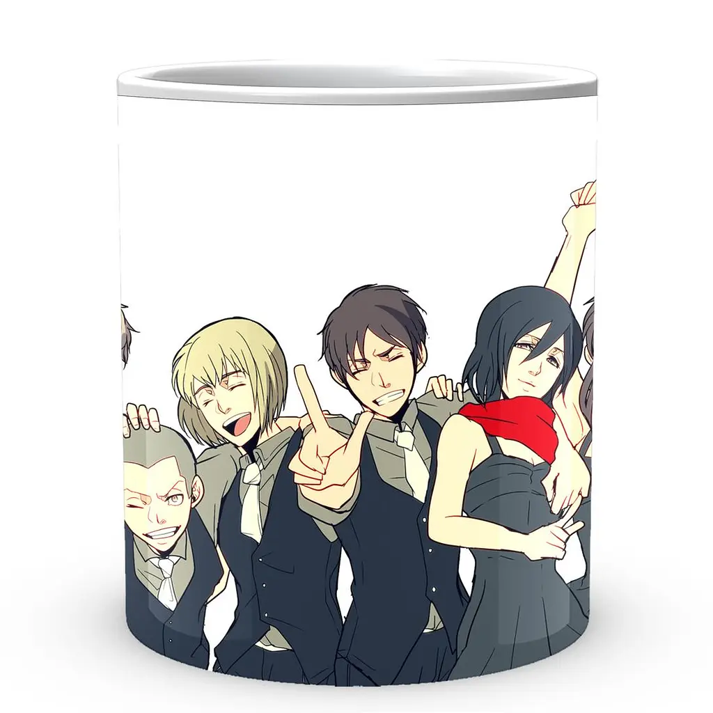 Кружка GeekLand Attack on Titan Атака Титанов AOT 002.25 330 мл белая - фото 2