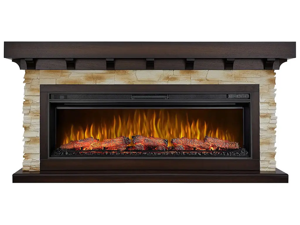 Камінокомплект ArtiFlame LUDWIG AF50 Махагон коричневий антік - фото 2