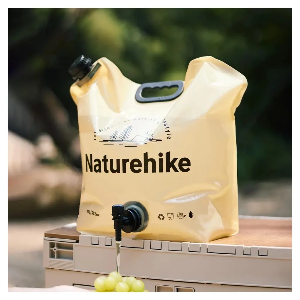 Відро складне Naturehike CNK2450CF027 для води 10 л, жовте (6927595798355) - фото 9
