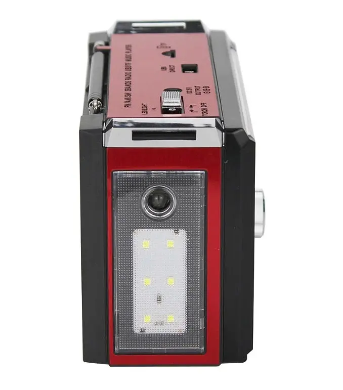 Радиоприемник Golon RX-381 портативный красный - фото 4