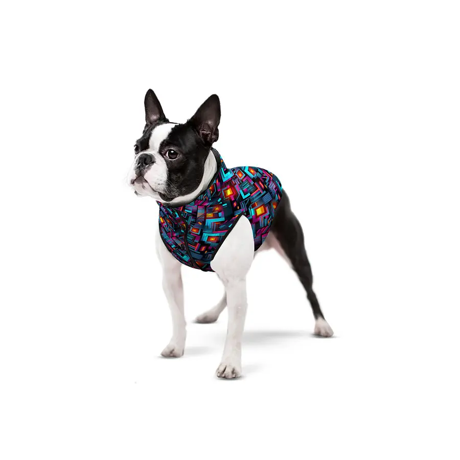 Курточка для собак Collar Waudog Clothes рисунок "Бесконечные миры", S40, В 52-55 см, С 36-39 см - фото 3