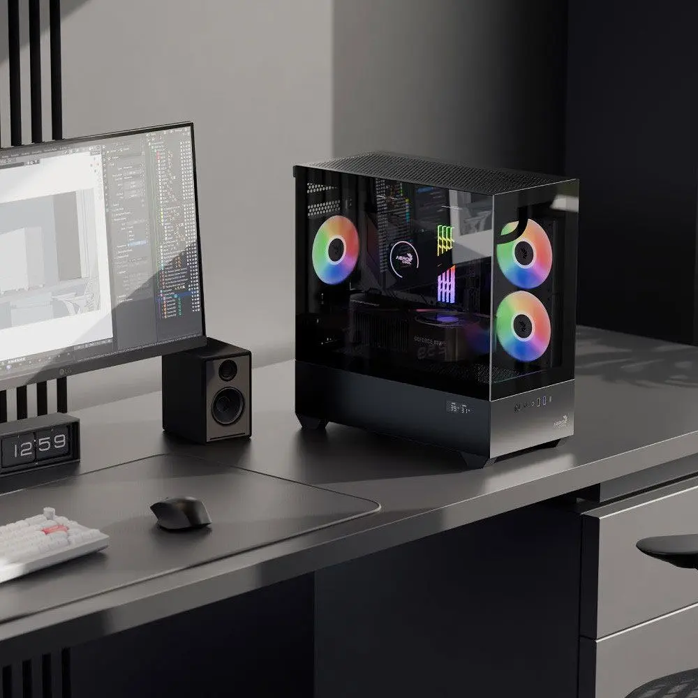 Корпус Aerocool P300D Digi-G-BK-v1 Black (ACCS-PN05033.11) [173298] - фото 8