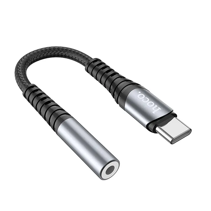 Аудіокабель HOCO LS33 Type-C Digital 3. 5 Audio converter сірий - фото 2