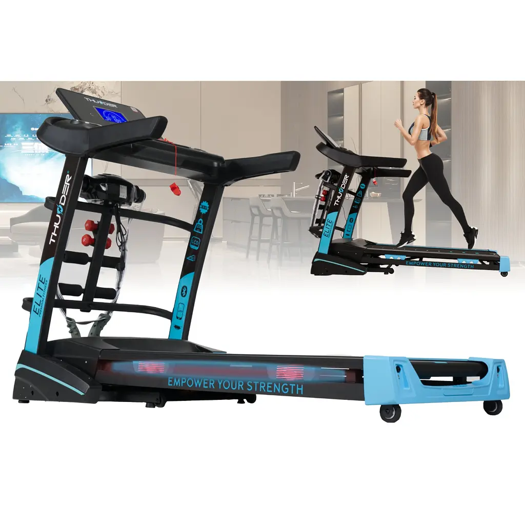 Беговая дорожка THUNDER Elite-DS Black - фото 4