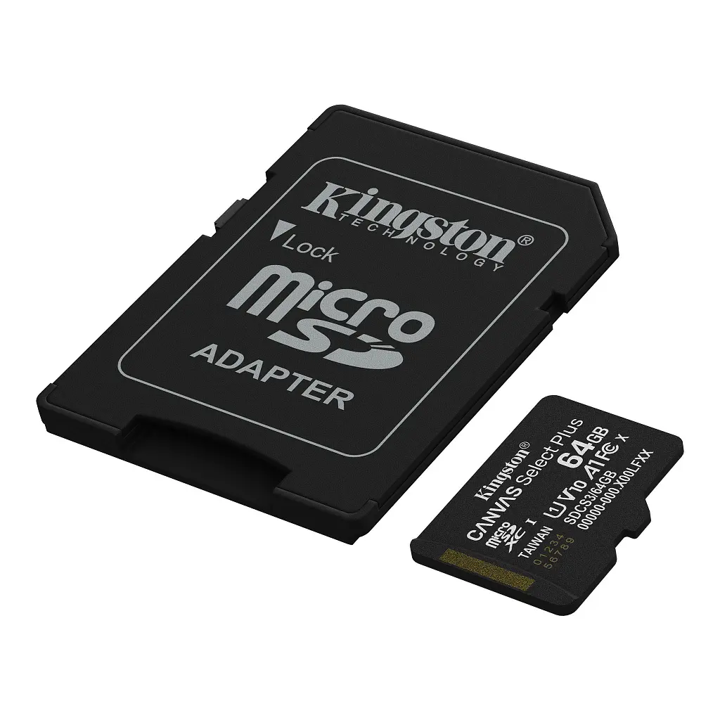 Карта пам'яті Kingston 64GB microSDXC class 10 UHS-I V10 A1 Canvas Select Plus (SDCS3/64GB) - фото 2