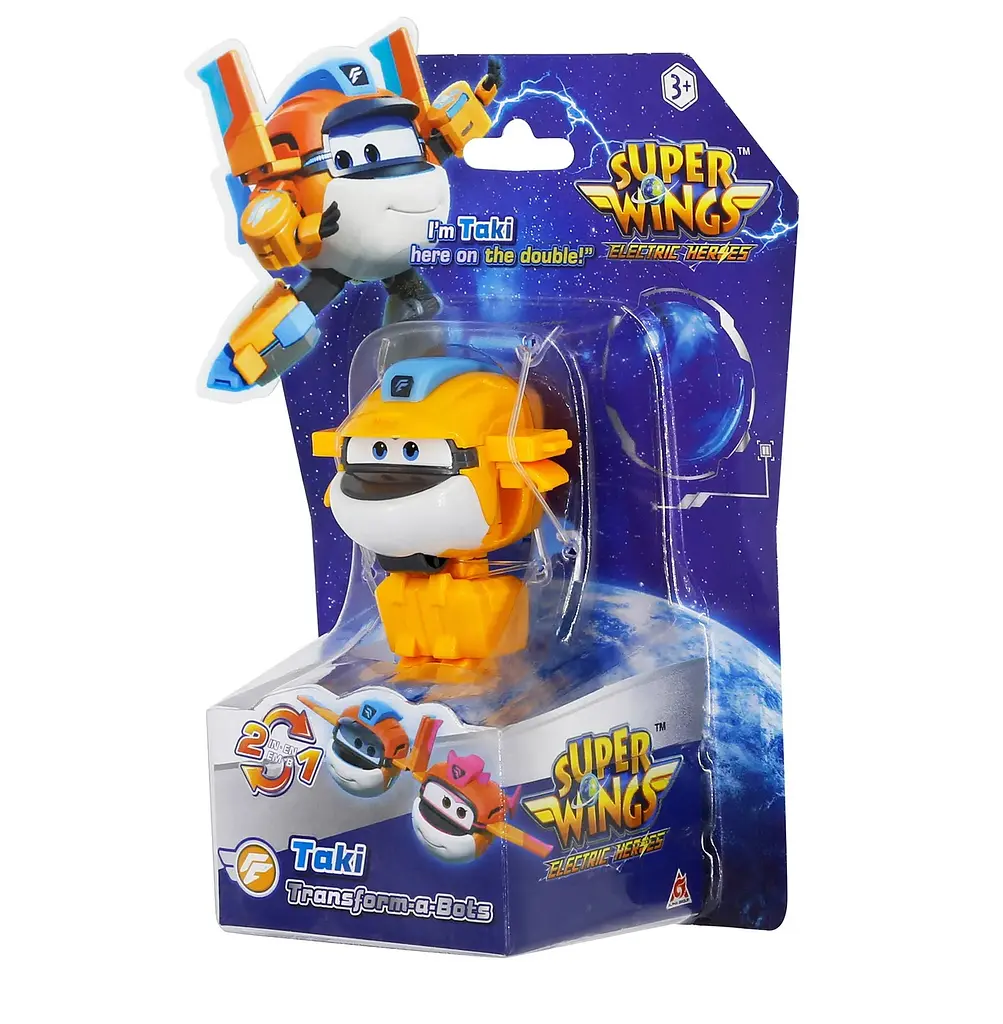 Ігрова фігурка-трансформер Super Wings Transform-a-Bots Такі (Taki) 5 см (YW780058) - фото 9