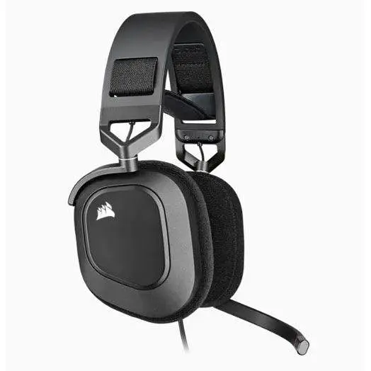 Навушники з мікрофоном Corsair HS80 RGB USB Carbon (CA-9011237) - фото 2