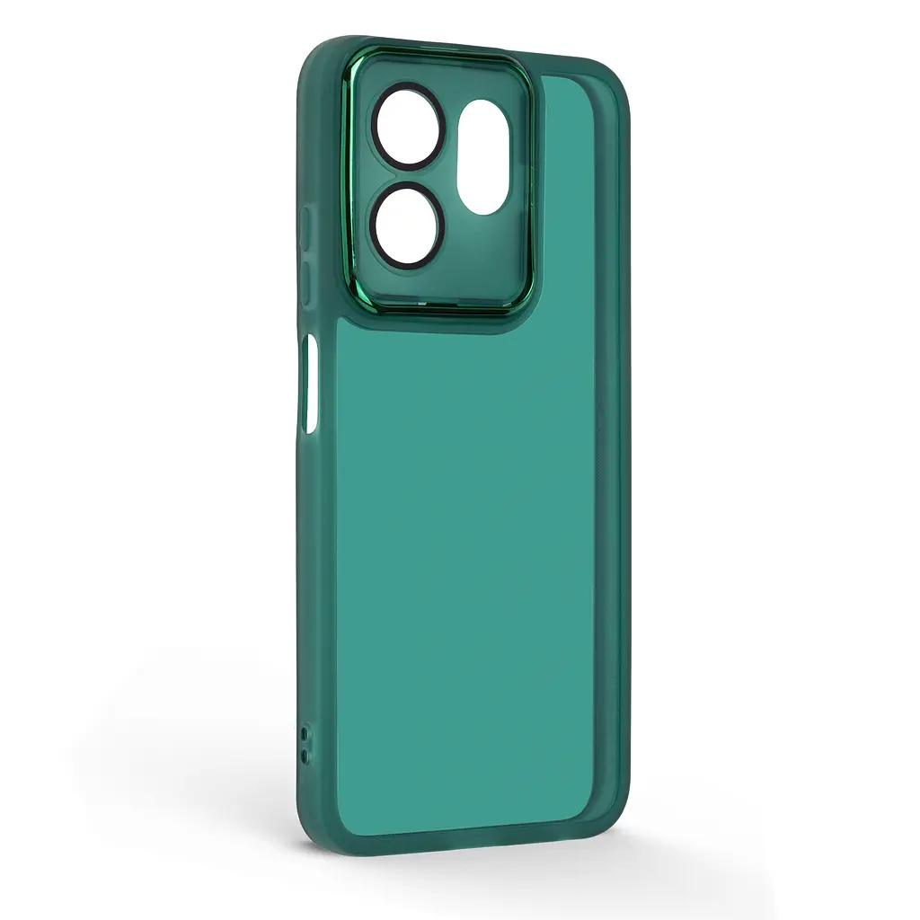 Защитный чехол для Infinix Hot 50i Smart 9, Shade, зеленый, TPU+PC, матовый, защита всего корпуса, панель-накладка, противоударный, с высокими бортами, амортизирует удары при падениях, ArmorStandart (ARM81011) - фото 2
