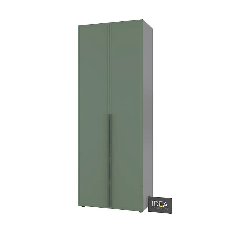 Шафа для одягу з полицями С-9.1 Антрацит/Камуфляж Idea - фото 3