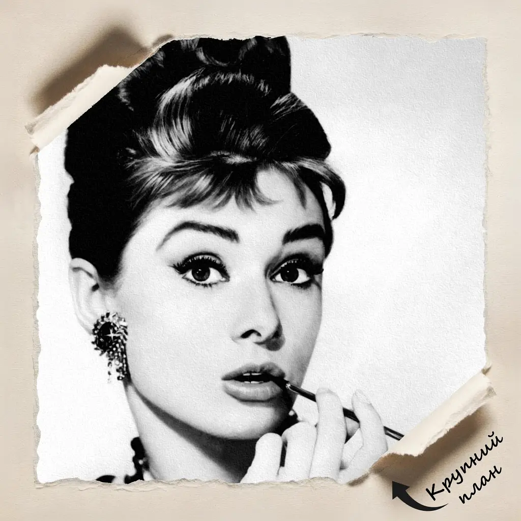 Інтер'єрна картина Одрі Хепберн, Audrey Hepburn, культове фото, мода, 60×43 см (id1542) - фото 3