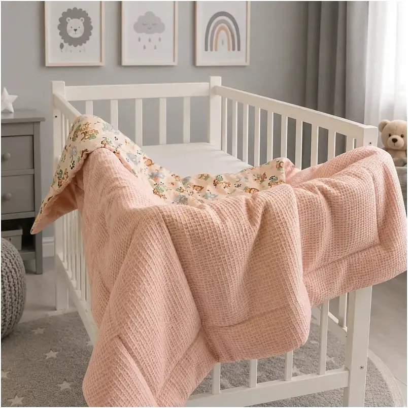 Плед дитячий MirSon Silky Waffle Safari baby 150х220 см (2200013893271) - фото 6