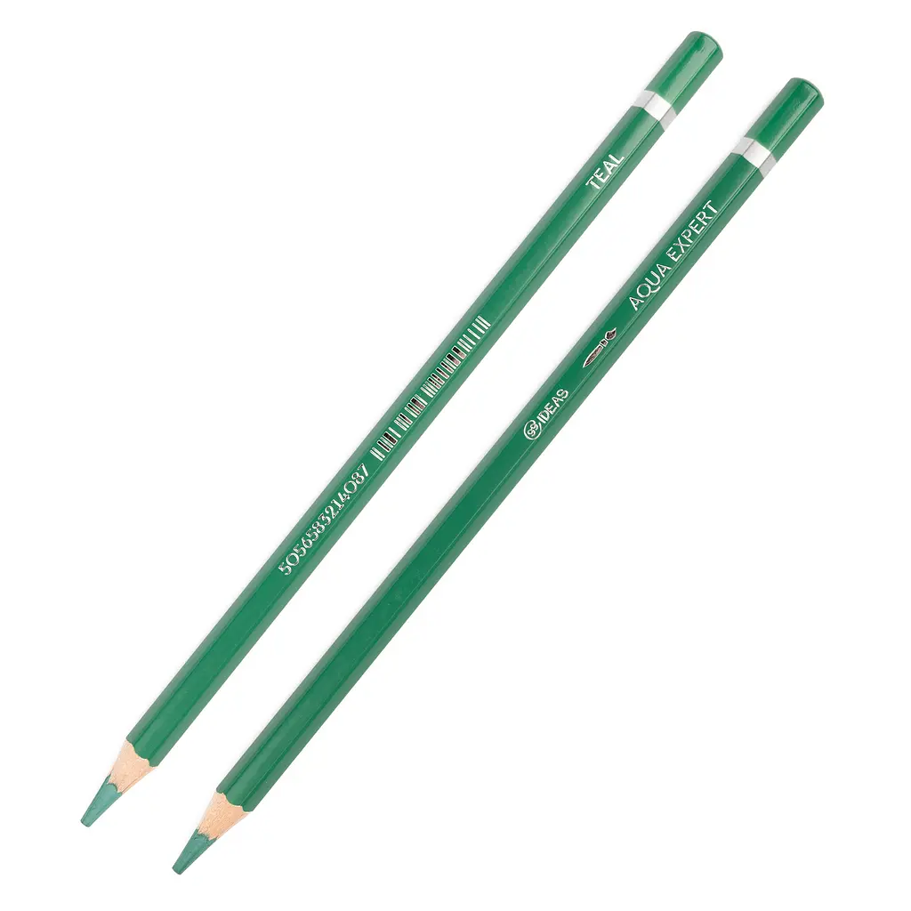 Олівець акварельний 99IDEAS "Aqua Expert", Teal/Бірюзовий, 99AE-TEAL - фото 2