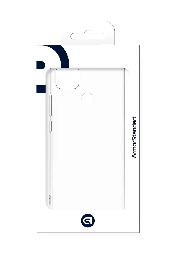 Прозрачный чехол для Xiaomi Redmi 9C/10A с защитой камеры, тонкий, силиконовый, бесцветный, ударостойкий, противоударный бампер c закрытой камерой, ArmorStandart (ARM57027) - фото 2