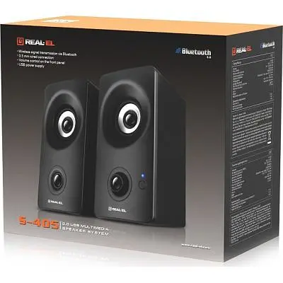 Акустична система REAL-EL S-405 USB Black (EL121100016) - фото 9
