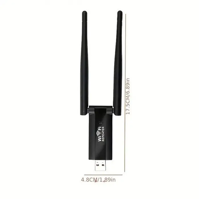 USB-транслятор підсилювач WiFi сигналу на 2 антени - фото 2