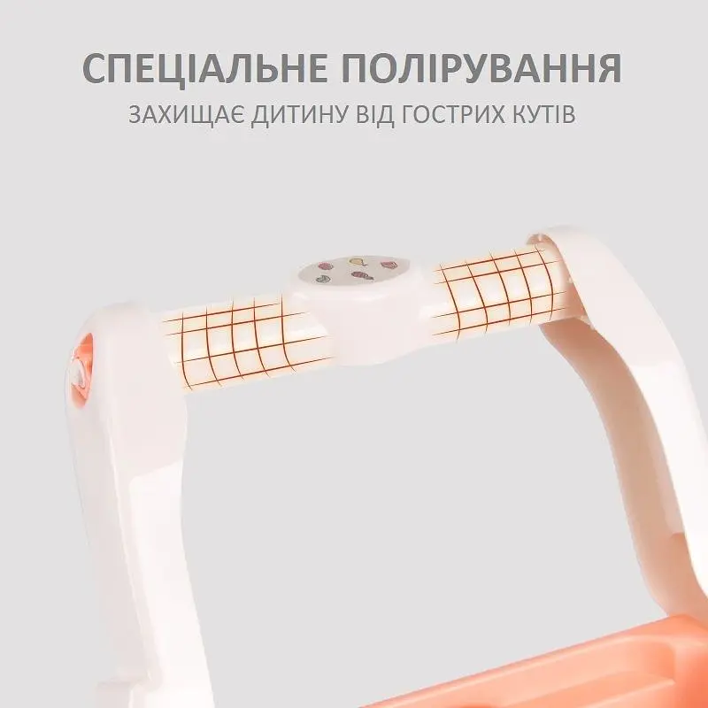 Дитячий візок для покупок у супермаркеті Beiens рожевий (В8103-05pink) - фото 4