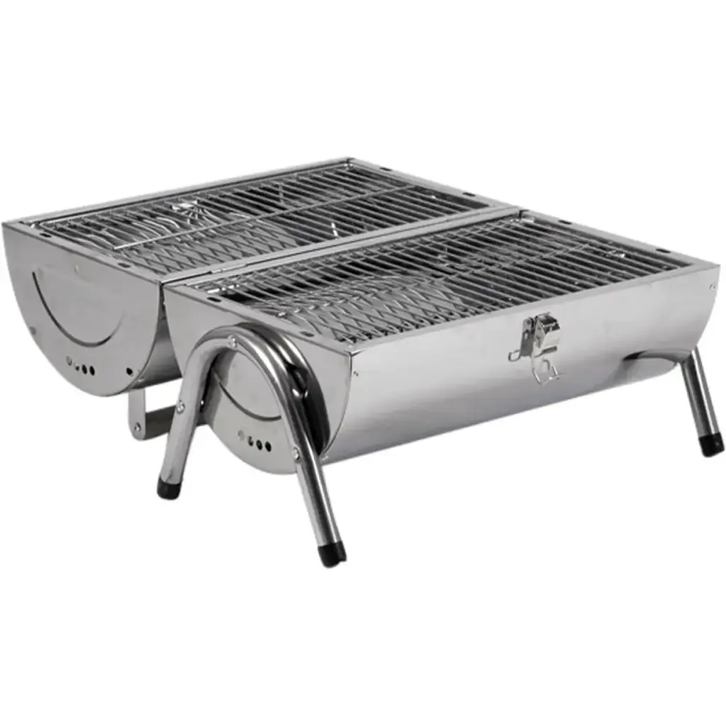 Гриль угольный Bo-Camp Barrel Silver - фото 3