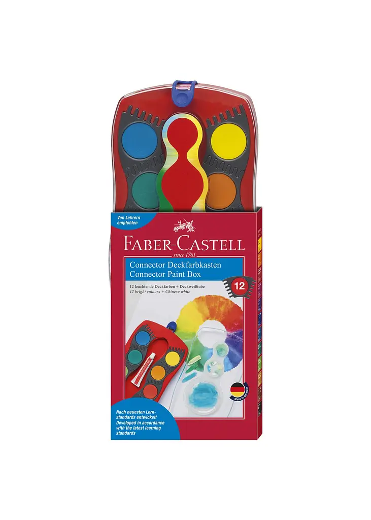 Фарби акварельні 21 кол. FABER CASTELL Connector (125030)