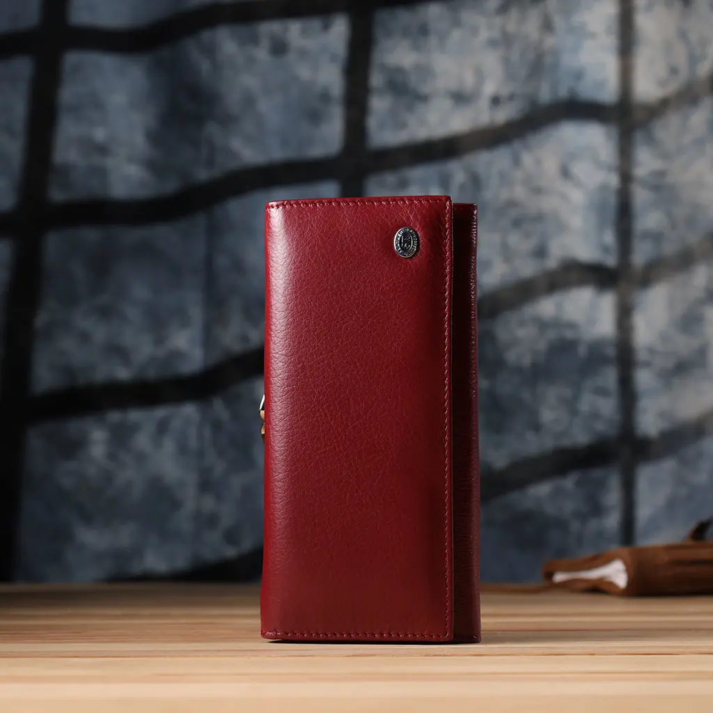 Гаманець для жінок із монетницею з натуральної шкіри ST Leather 18.5х9х3 см acs0029670 - фото 9