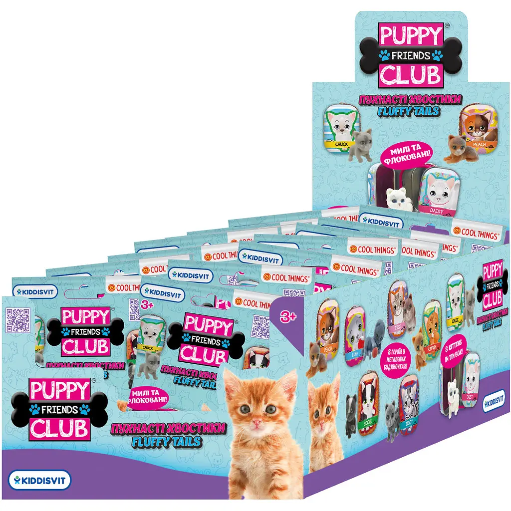 Фигурка-сюрприз Cool Things Puppy Club Пушистые хвостики (PC061) - фото 3
