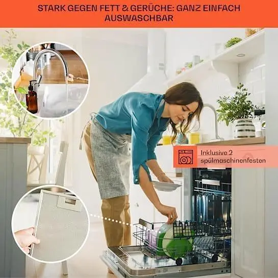 Вытяжка Klarstein Royal Flush Eco 90 см 576 м³ (10034301) - фото 6