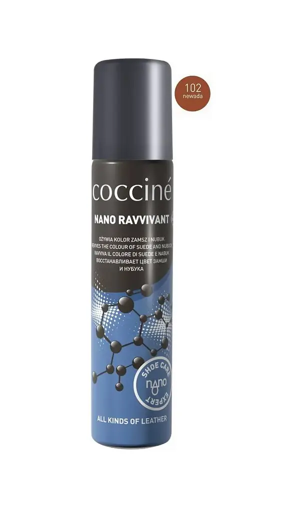 Спрей-фарба Coccine Ravvivant Nano для замші та нубуку, невада, 75 мл