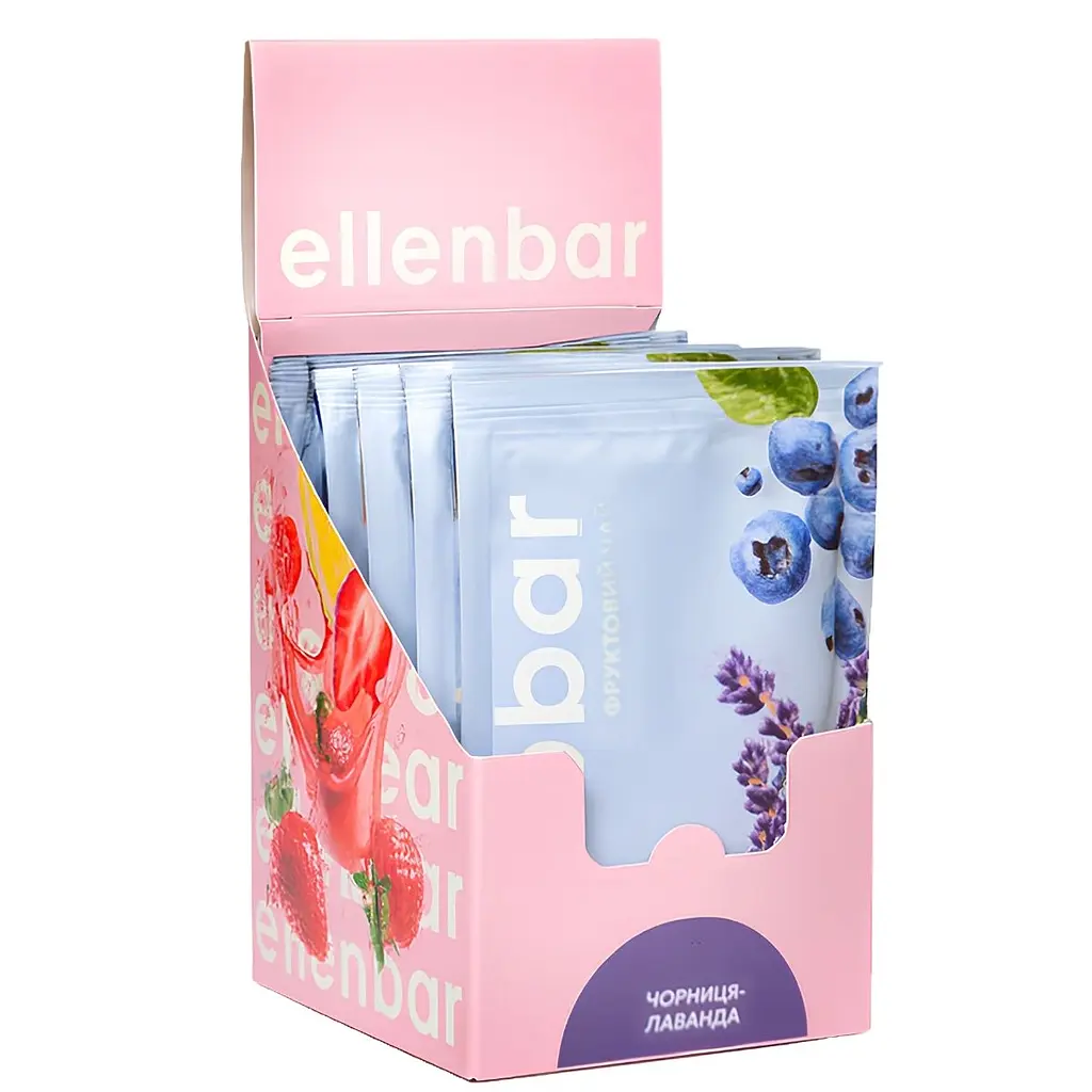 Чай концентрат Ellenbar Чорниця-лаванда саше 50 г - фото 2