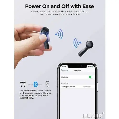Навушники Omthing Airfree Pods TWS EO005 чорні eo005-black - фото 5