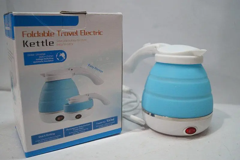 Портативний складний силіконовий чайник Foldable Kettle електричний чайник електрочайник - фото 4