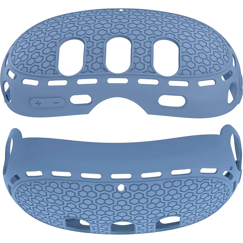 Чохол для VR-окулярів GINWDAY Silicone VR Shell Protective для Meta Quest 3 Blue [139303] - фото 2