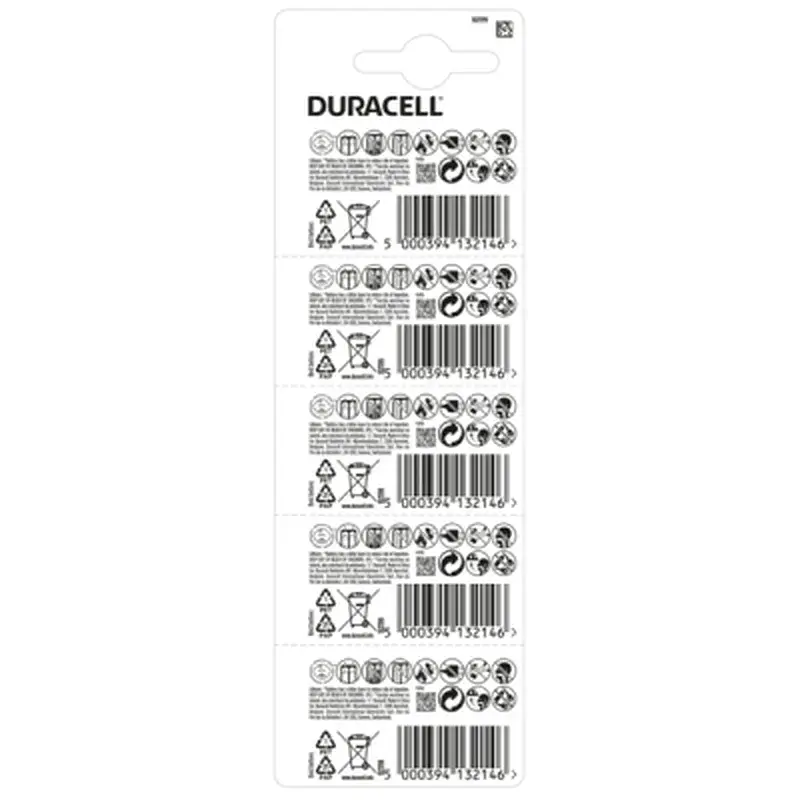 Батарейка Duracell CR 2025 / DL 2025 * 5 (5010980) - фото 2