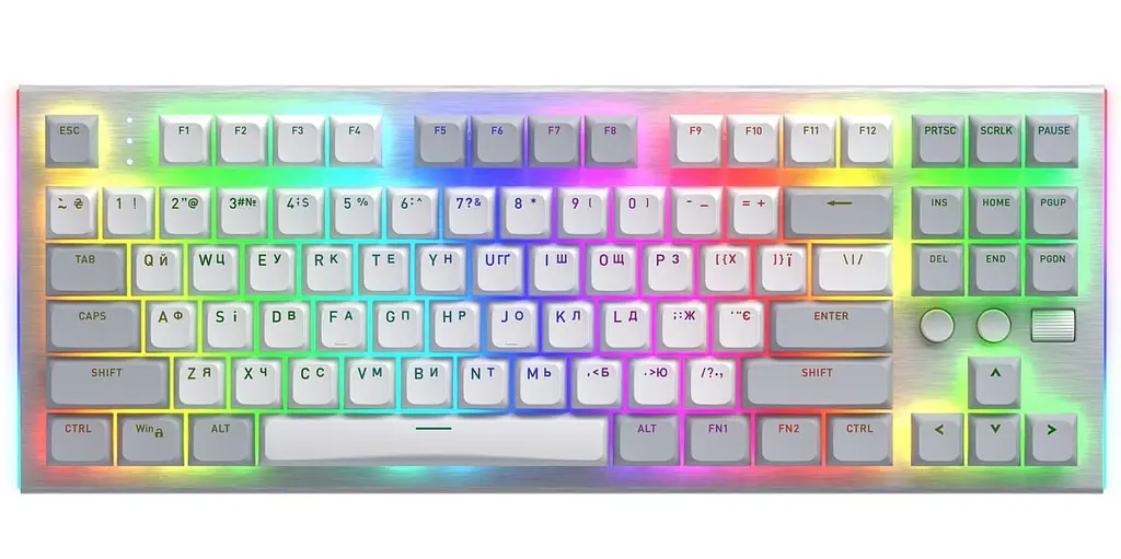 Клавіатура HATOR Gravity TKL Orange White (HTK561UA)