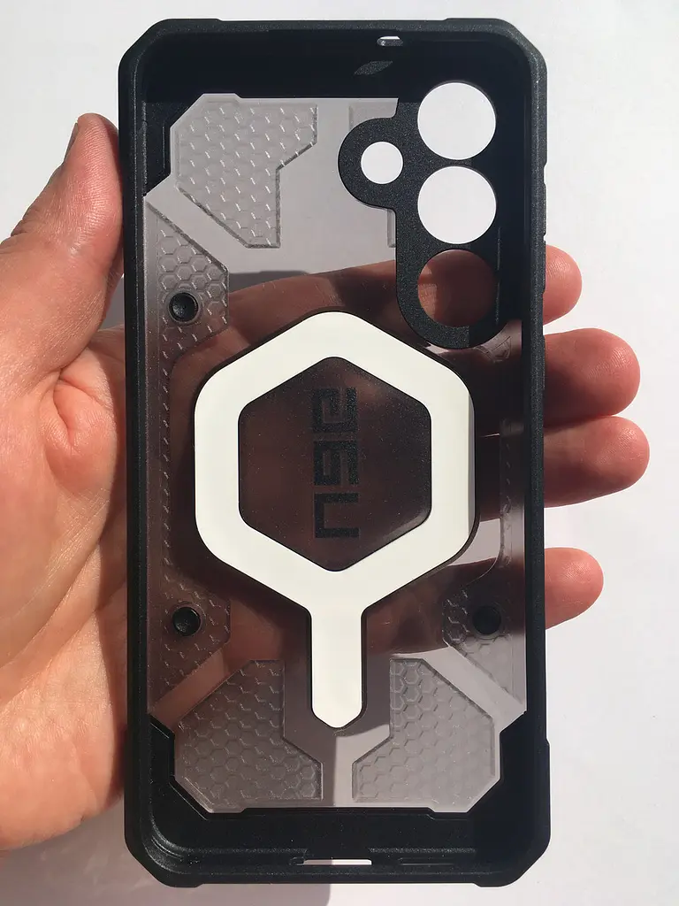 Оригінальний протиударний чохол для Samsung Galaxy S25 FE (S731) UAG Pathfinder MagSafe Clear Ash 214509113140 - фото 4