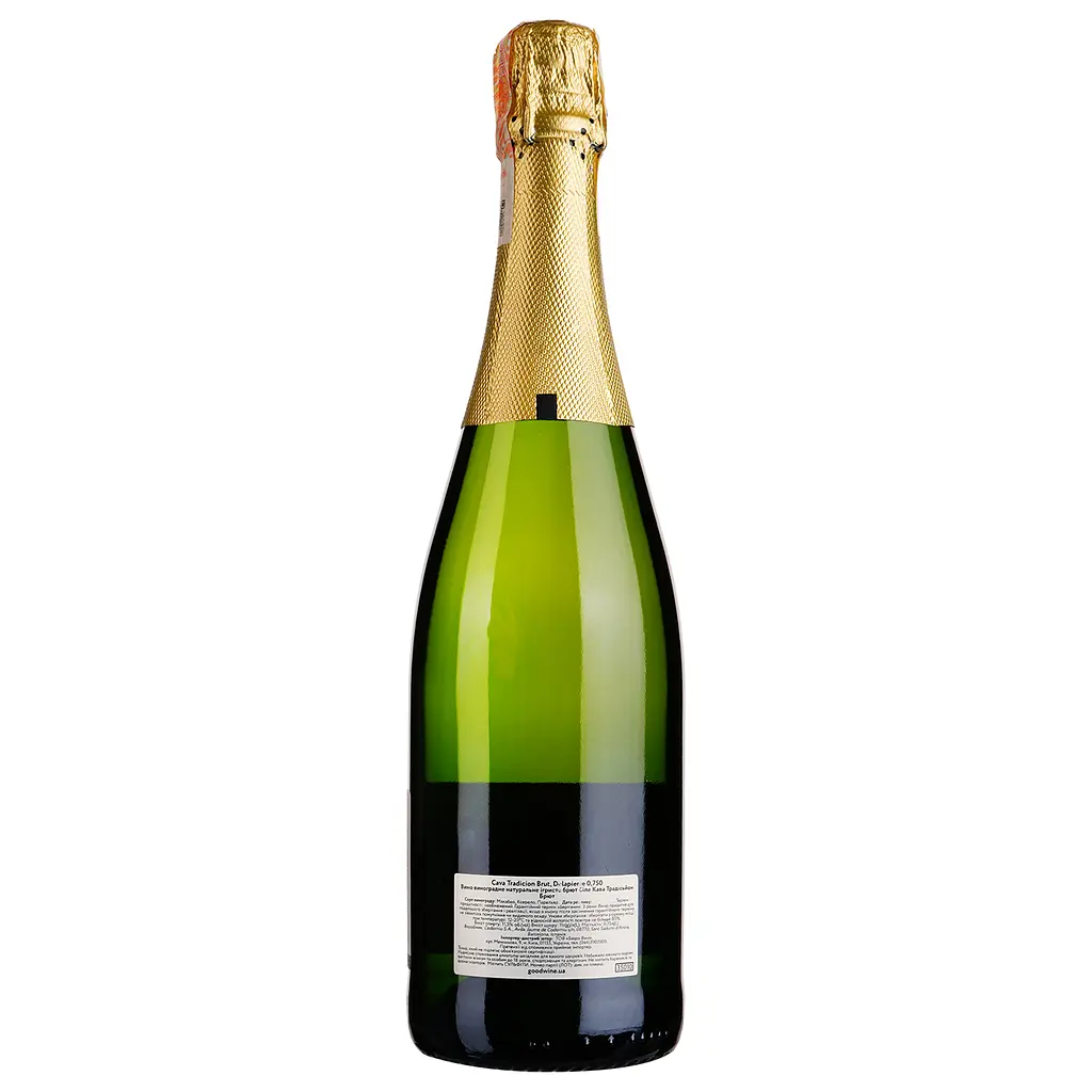 Игристое вино Delapierre Cava Tradicion Brut, белое, брют, 0,75 л - фото 2