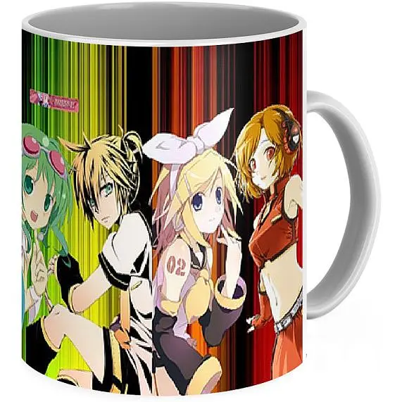 Кухоль GeekLand Вокалоїди Vocaloid Хацуне Міку Hatsune Miku Ласкаво просимо VC 02.12 330 мл різнобарвний - фото 3