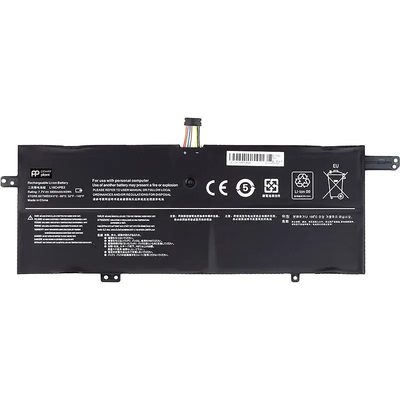Акумулятор PowerPlant для ноутбуків LENOVO Ideapad 720S-13IKB (L16C4PB3) 7.7V 5800mAh (NB481101) - фото 2