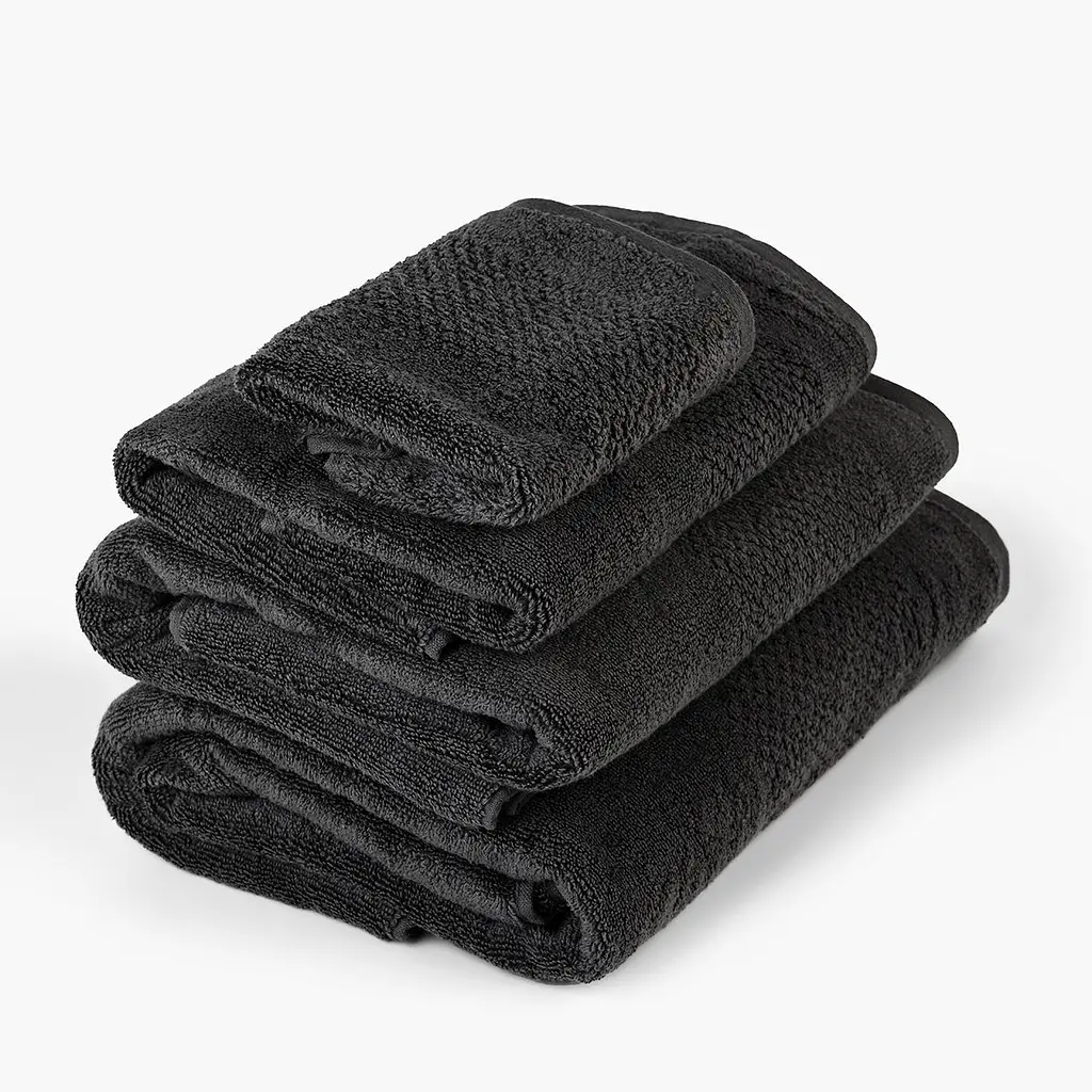 Рушник МВМ My Home Бриз 70х140 см темно-сірий (BT-03 L DARK GRAY) - фото 2