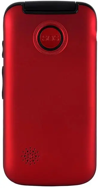 Мобільний телефон Sigma mobile Comfort 50 Shell Duo Type-C DS Бабушкофон чорно-червоний - фото 4