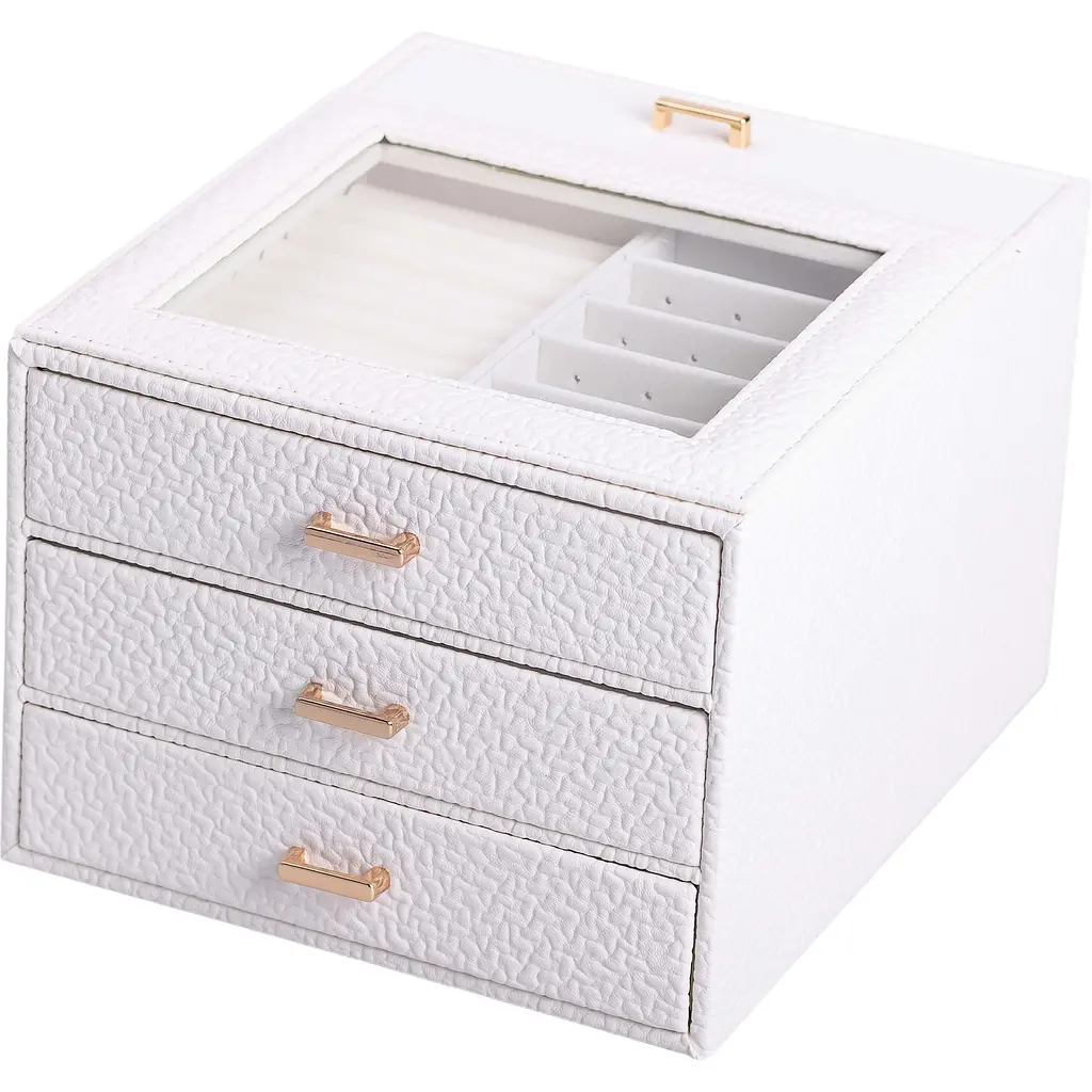 Скринька-комод Yiwu для прикрас 23x20x15 см біла HP-5-16W - фото 4